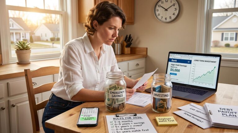 Saving Vs Investing: How To Prioritise Your Money In 2026 — A Practical Plan